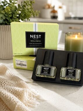 NEST Wellness Lime Zest & Matcha Diffuser Refills - Light Green